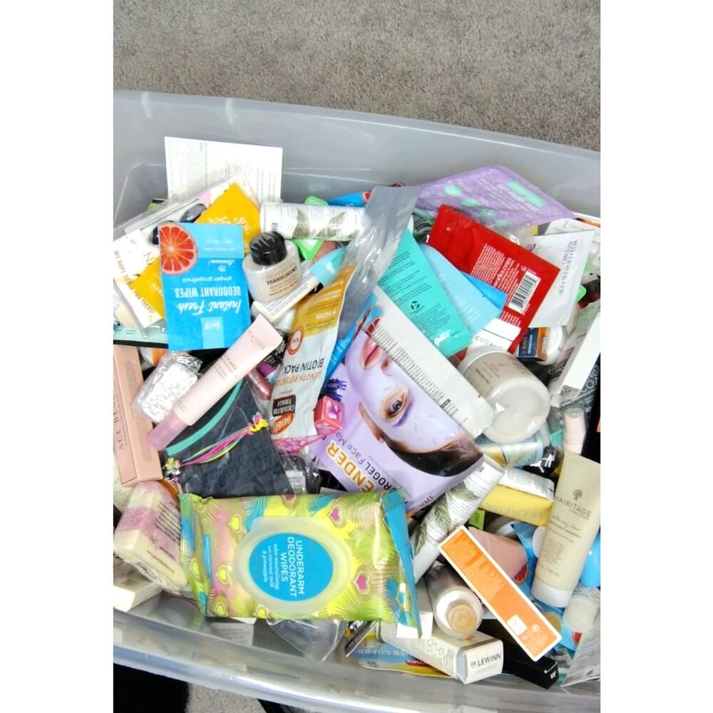 Beauty Makeup Hygiene Nail Lips Skincare Hair care Bulk Box Lot of 50 Mix Travel - Picture 2 of 4